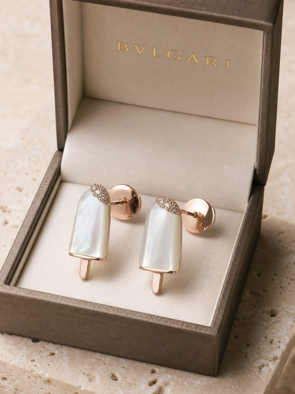 Bulgari Refined Statement Earrings Style 7 | New with Box - Picture 6 of 9